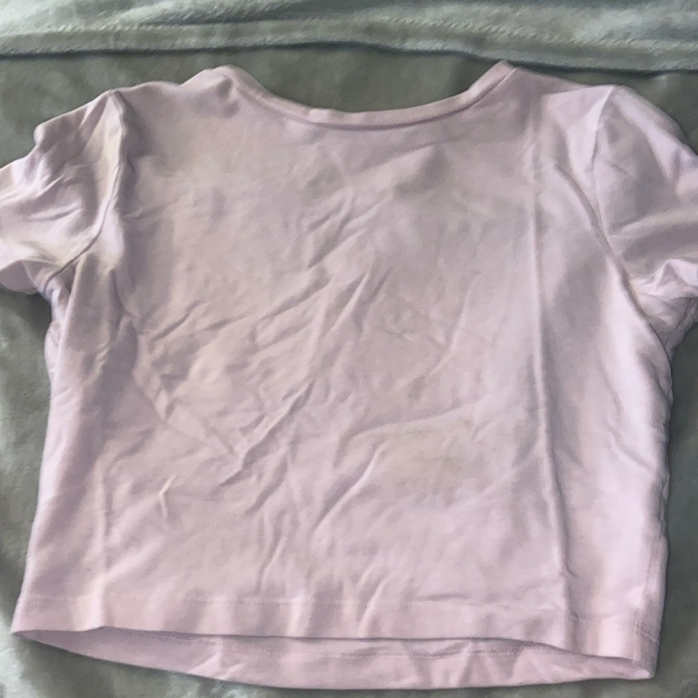 Pink crop top, worn once and that was to try on, I don’t like Pink
